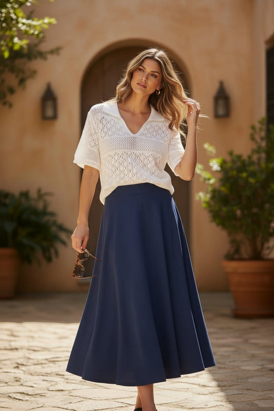 Sofia skirt navy