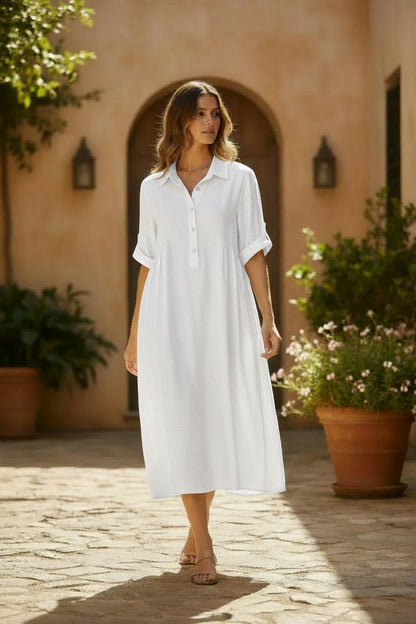 Maya dress white