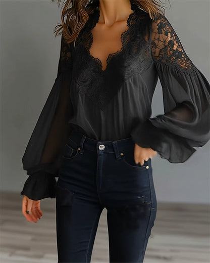Élise Lace Blouse | Elvara House