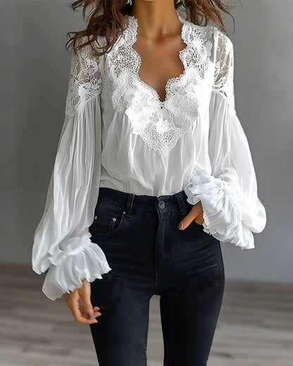 Élise Lace Blouse | Elvara House