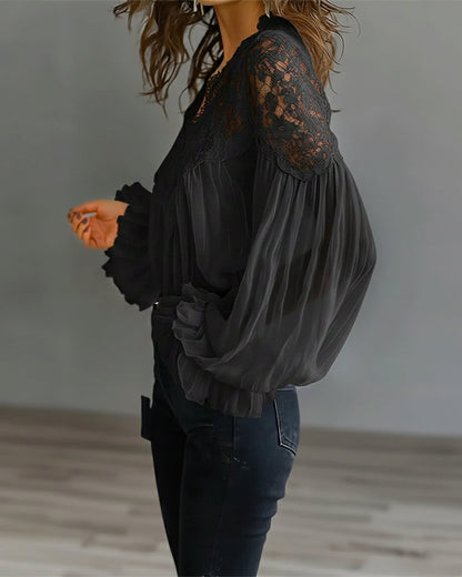 Élise Lace Blouse | Elvara House