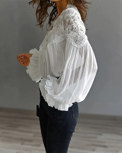 Élise Lace Blouse | Elvara House